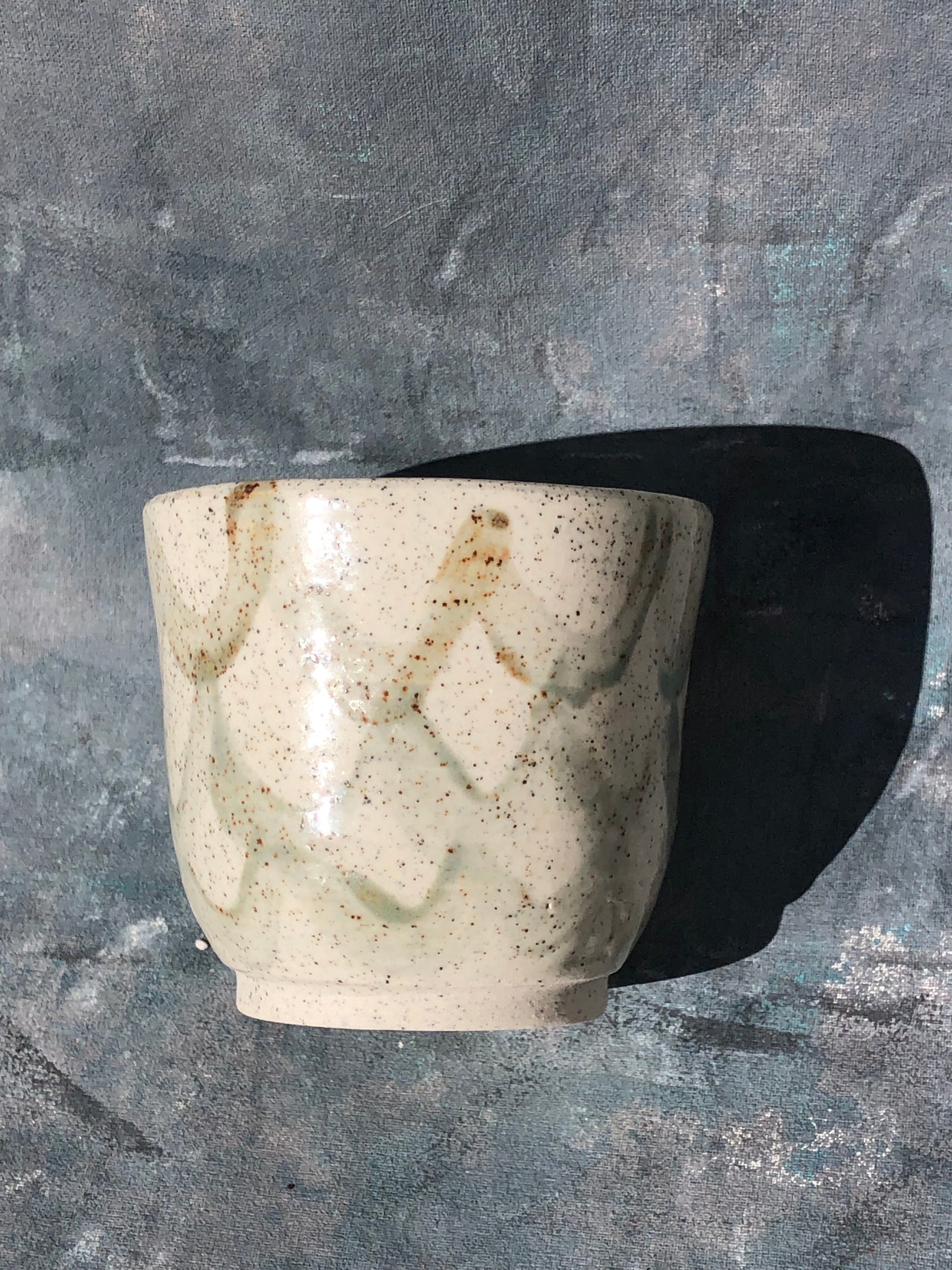 Wheel-Thrown Stoneware Ceramic Vessel with Soy Wax Candle